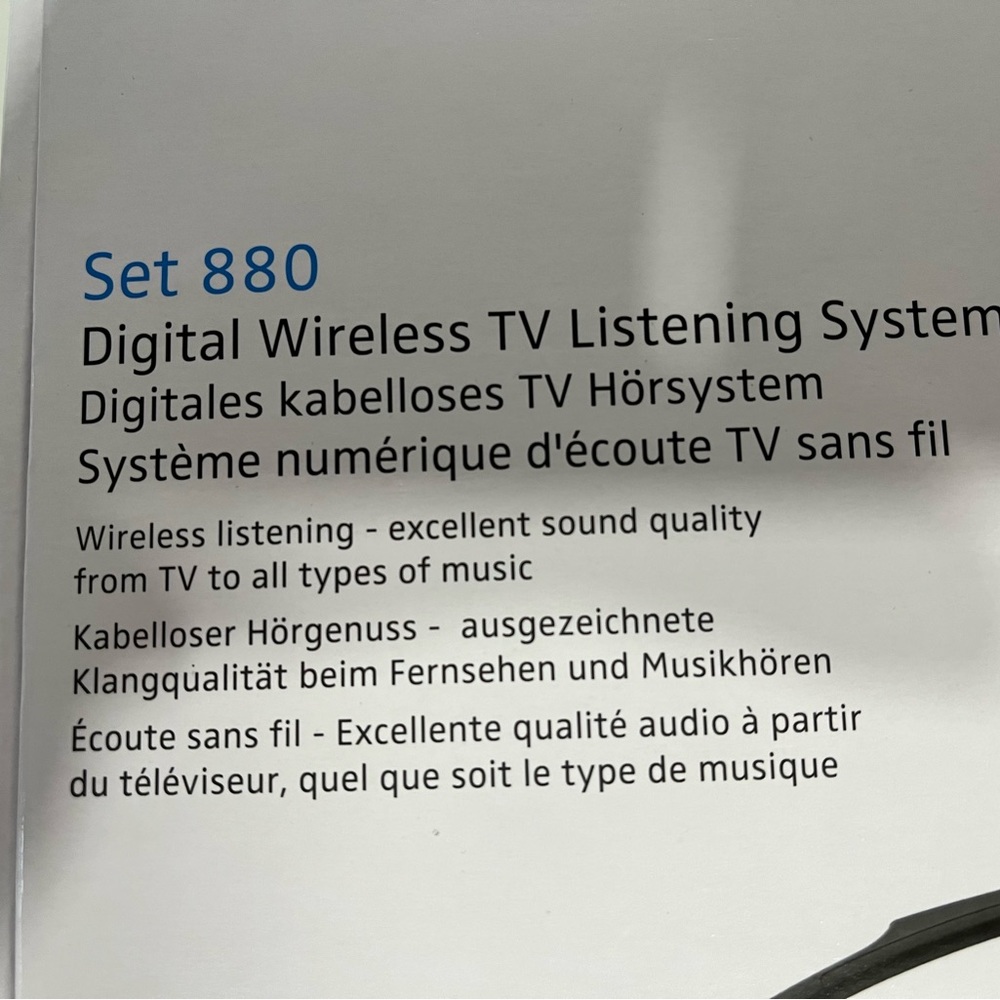Digital Wireless TV Listening System